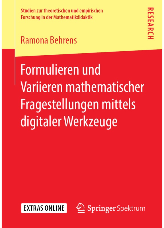 Formulieren Und Variieren Mathematischer Fragestellungen Mittels Digitaler Werkzeuge - Ramona Behrens  Kartoniert (TB)