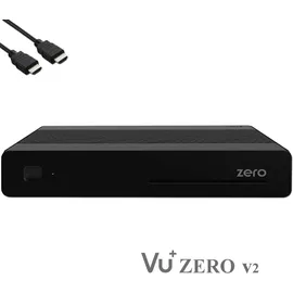 VU+ Zero Linux Full HD Sat Receiver - Schwarz + 300 Mbits Wifi Stick