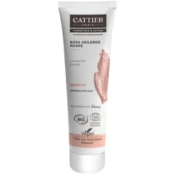 Cattier Rosa Heilerde Maske für empfindliche Haut Feuchtigkeitsmaske 100 ml 