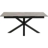 Actona Esstisch Heaven 168/210 x 90 cm Keramik Schwarz