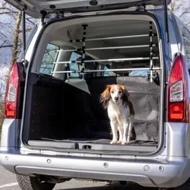 Trixie Auto-Gitter Hundegitter 105-172/46-60 cm Silber/Schwarz