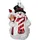 Inges Glas Christbaumschmuck Fröhlicher Schneemann Glas, 12,5 cm