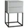 Möbel Boss Nachttisch Marle 40 x 65 x 38,5 cm Schwarz/Weiß