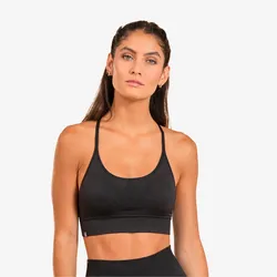 Bustier Yoga nahtlos - Premium schwarz XL