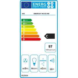 AEG DBB3951M Wandhaube 90 cm