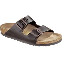 Birkenstock Arizona Naturleder schmal dunkelbraun 39