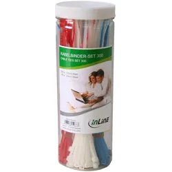 InLine Kabelbinder-Set - 300 Stück