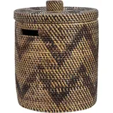 Beliani Aufbewahrungskorb, Bohorok Rattan Naturfarben
