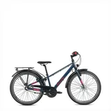 S'COOL troX pro 24 Zoll RH 31 cm Dunkelblau/Pink