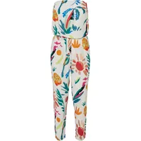 URBAN CLASSICS Viscose Bandeau Overall White Sand Fruity M