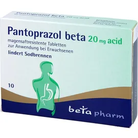 betapharm Pantoprazol beta 20mg acid 10 St.