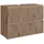 Vicco Waschbeckenunterschrank Takumi 2 Schubladen 80 x 58 x 35 cm Braun
