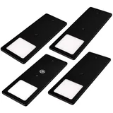 Kalb Material Für Möbel LED Unterbauleuchte 4er Set schwarz Aluminium