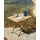 HAY Outdoor Market Tea Towel Set - black|beige - schwarz-beige,