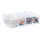 Relaxdays Schubladenbox 25 x 17,5 x 6 cm 18-tlg. transparent