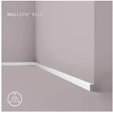 NOEL & MARQUET Sockelleiste NMC FL15 WALLSTYL Weiß 2 St. 200 x 1 x 1,8 cm