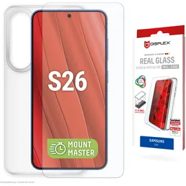 Displex Panzerglas + Schutzhülle für Samsung S26