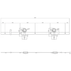 INTERSTEEL Schiebetürsysteme »Modern Top« - schwarz