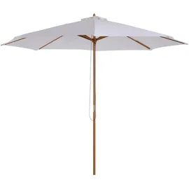 Outsunny Sonnenschirm 300 x 300 cm Creme