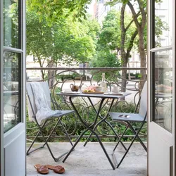 Sparset Tisch Balcony Canyon + Kissen