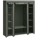 Songmics Kleiderschrank, Stoffschrank, 12 mit Kleiderstange und Ablagen, Stabiler Schrank, für Schlafzimmer, Ankleidezimmer