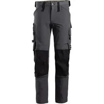 Snickers Full Stretch Arbeitshose 50 - stahlgrau/schwarz