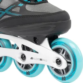 K2 Alexis 80 Alu Damen grey/cyan 41,5