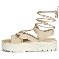 PUMA Damen Mayze Laces WNS Sandal, Granola-Frosted Ivory, 39 EU - 39 EU