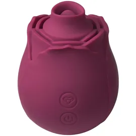 Skins Rose Buddies The Rose Flutterz Zungenvibrator - Fuchsia
