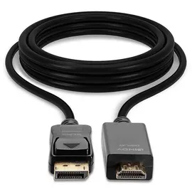 Lindy DisplayPort / HDMI Adapterkabel 2,00 m Schwarz
