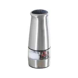 KESPER Salz-/Pfeffermühle 17,5 cm Silber befüllt