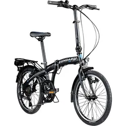 Zündapp ZF20 Speed Folder 20 Zoll Klapprad Faltrad Stadtrad Fahrrad faltbar Klappfahrrad StVZO