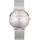 Paul Valentine Damen Armbanduhr - Rose Gold Silver Sunray Mesh