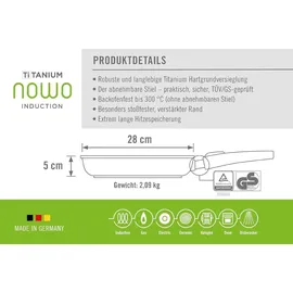 WOLL Nowo Titanium Induktions-Gusspfanne 28 cm