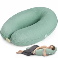 sei Design Stillkissen Faserbällchen 190 cm Pünktchen antarktisblau Fisch
