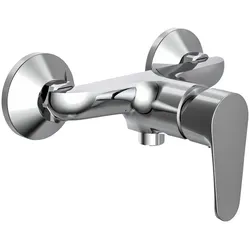 Duscharmatur EISL "Claudio", grau (chromfarben), B:18,5cm H:3,4cm T:7,3cm, Messing, Armaturen, Wasserhahn Bad, Mischbatterie Dusche in Chrom
