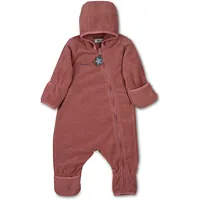 Sterntaler Unisex Baby Overall, Hellrot Melange, 86