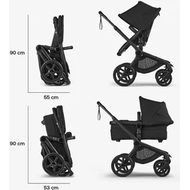 Bugaboo Fox 5 Renew Complete Black Cherry, Rot