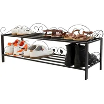 DanDiBo Ambiente Mi-2 Regal 92 x 38 x 92 cm schwarz / schwarz