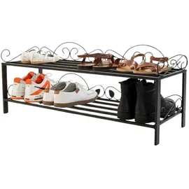 DanDiBo Ambiente Mi-2 Regal 92 x 38 x 92 cm schwarz / schwarz