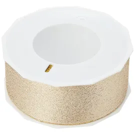 Präsent Geschenkband Polyester Gold 20 m x 4 cm