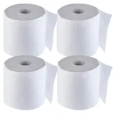 KADAX Küchenrolle, 2-lagig, Küchenpapier aus 100% Zellstoff, Papiertuch, geprägt, Küchentuch, Haushaltsrolle für Reinigung, Toilettenpapier, Haushaltspapier, weiß (4, 60 m)