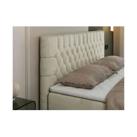 MKS Boxspringbett 160 x 200 cm H4 Beige
