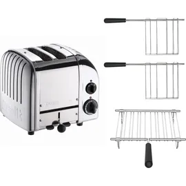 Dualit Toaster Paket 3 2er Toaster Poliertes Metall