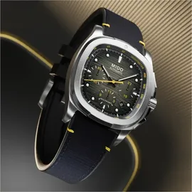 Mido Multifort TV Chronograph grau Edelstahl 42 mm M049.527.11.081.00