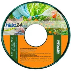 Gartenschlauch Bewässerungsschlauch 25m Wasserschlauch Schlauch 1/2` Zoll grün