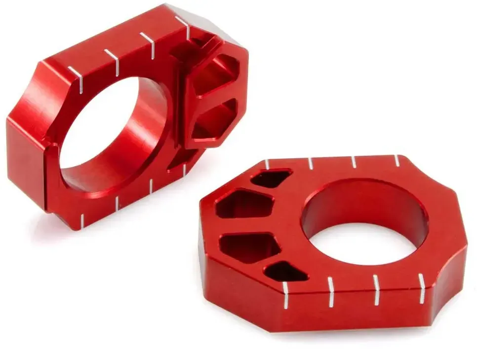 Zeta Honda Crf 450 R 02-20 Ze93-5013 Hinterradspannerblock - Red - One Size
