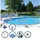 SUMMER FUN Stahlwandpool Set 420 x 150 cm inkl. Sandfilteranlage