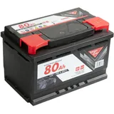 HIGH CAR Auto Batterie 80AH 640A 12V Pluspol Rechts L3 CA
