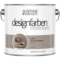 Schöner Wohnen Designfarben 2,5 l edles kaschmirbraun